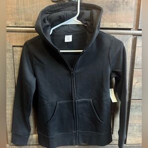 Amazon Essentials Kids Black Zip-Up Hoodie